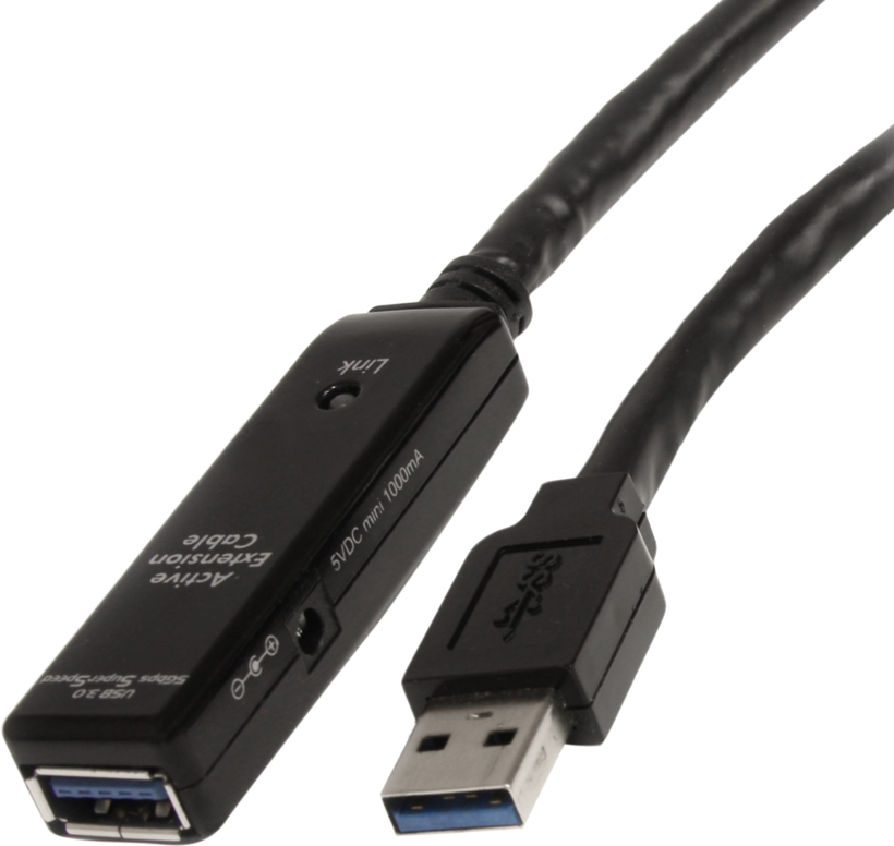 Rallonge active USB 3.0 A m. - A f. , 5m