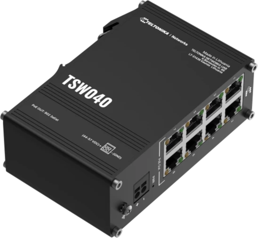 Teltonika TSW040 8-port PoE+ Switch