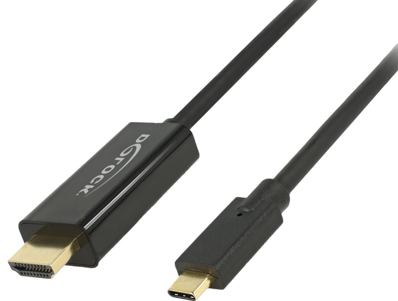 Cable USB Type-C/m - HDMI/m 1m Black