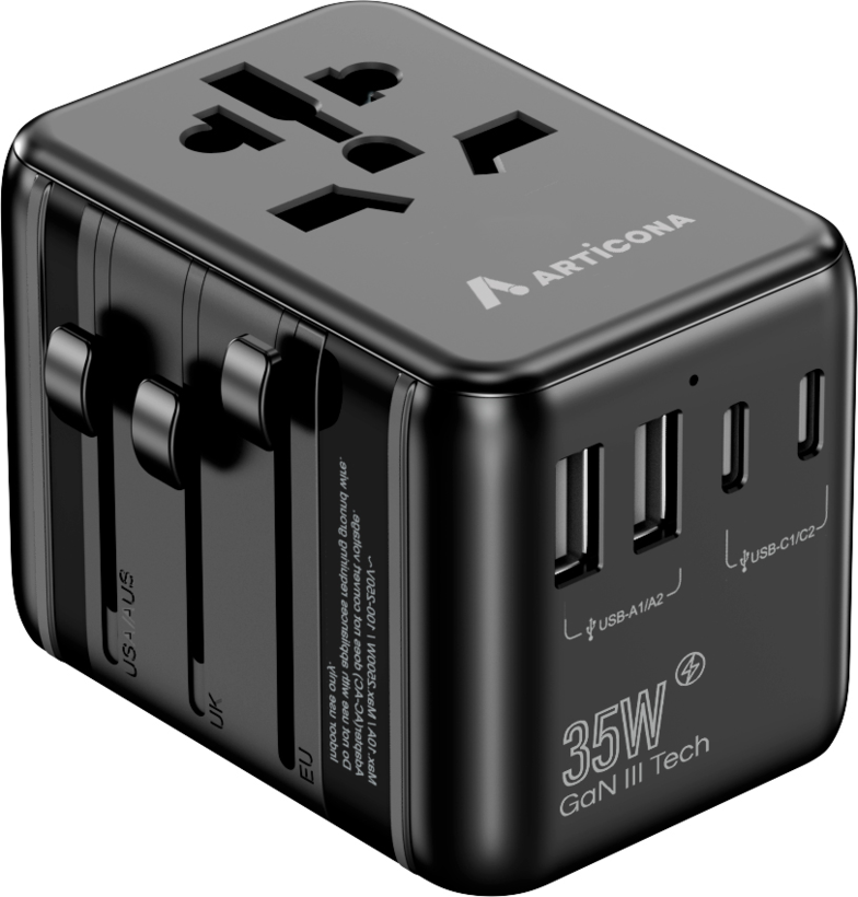 Caricatore da viaggio USB-C/A PD 35 W
