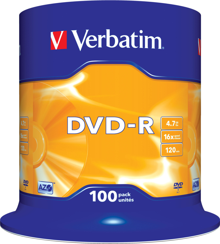 Verbatim DVD-R 4,7 GB 16x SP (100)