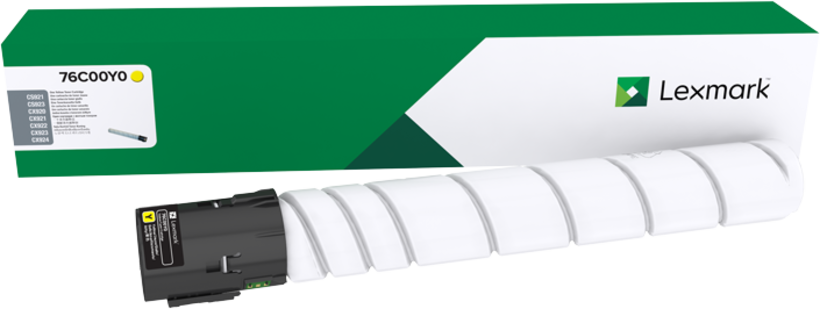 Kaseta z tonerem Lexmark 76C00Y0, żółty