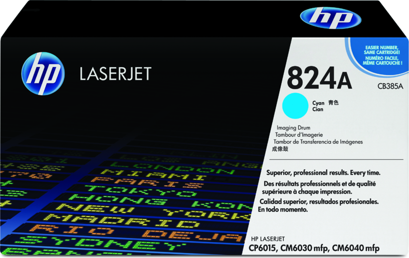 HP Tambor 824A cian