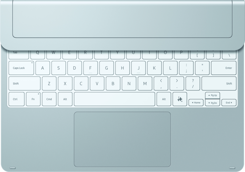 Samsung Galaxy Tab S12+  Tastatur silber