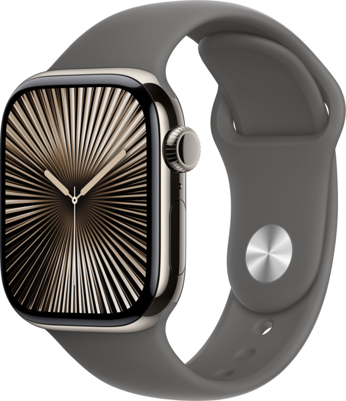 Apple Watch S10 LTE 42mm Titanium natur