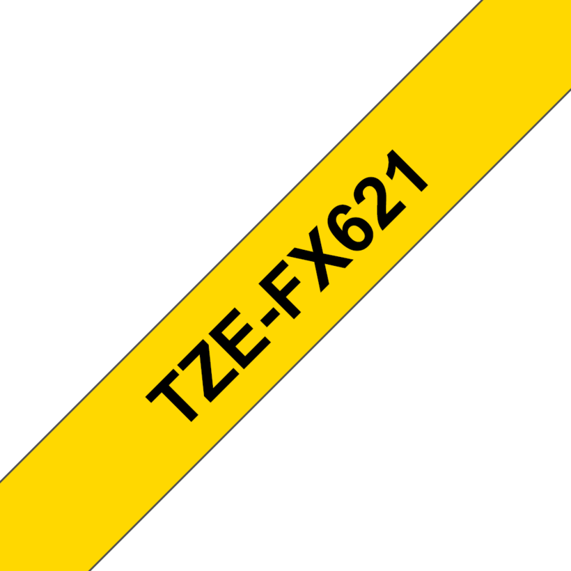 Brother TZe-FX621 9mmx8m Label Tape