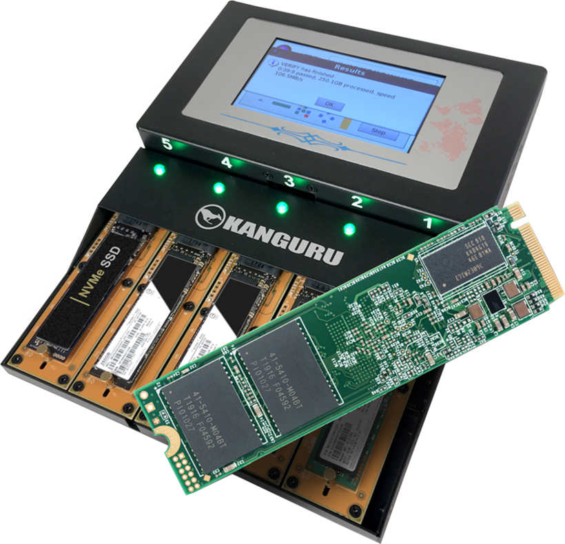 Kanguru Clone 4 M.2 NVMe SSD Duplicator