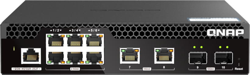 QNAP QSW-2106R 10-port 2.5GbE Switch