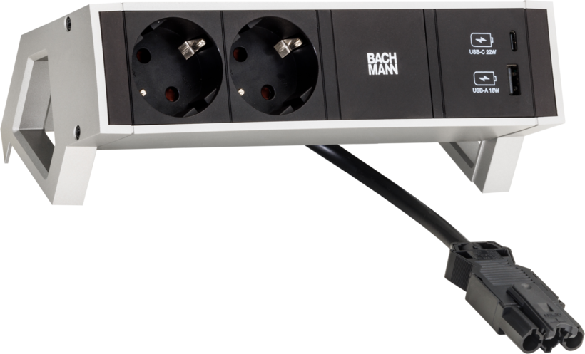 Power Strip 2-way + USB
