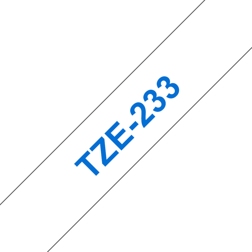 Brother TZe-233 12mmx8m Label Tape White