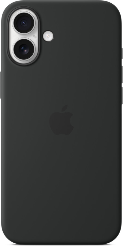 Coque silicone Apple iPhone 16 Plus noir