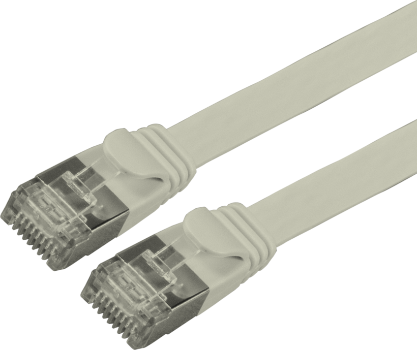 Patchkabel Flach RJ45 U/FTP Cat6a 2 m