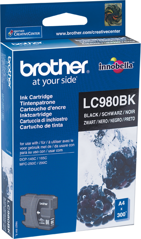 Encre Brother LC-980BK, noir