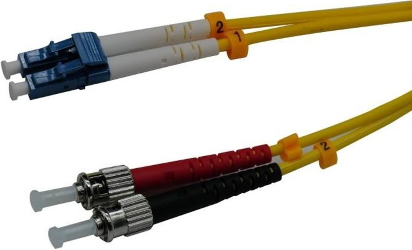 Cable patch dúplex FO LC-ST 2 m 9 µ
