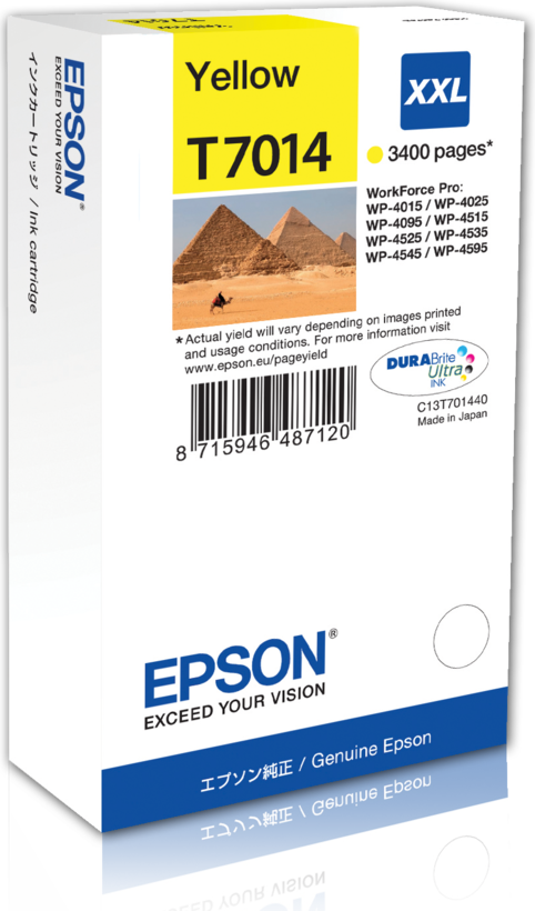 Inchiostro Epson T7014 giallo