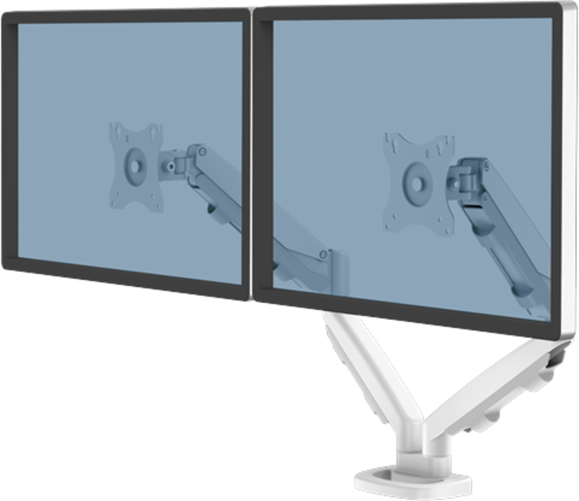 Fellowes Eppa Dual Monitor Arm Desk Whit