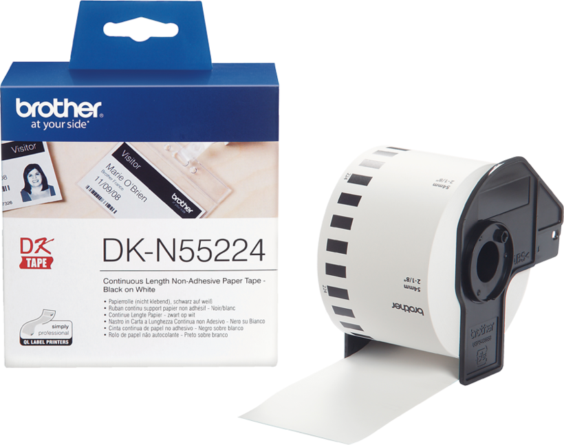 Brother 54mmx30m Endlospapierrolle weiß
