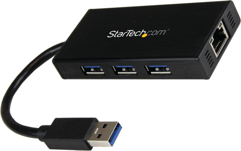 StarTech USB Hub 3.0 3-port + Gb Ethern.