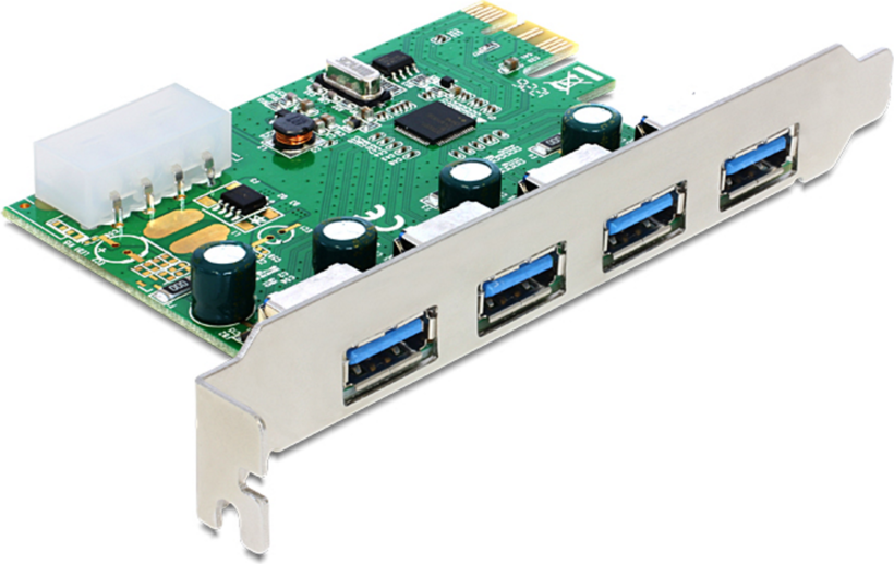 Delock 4 USB 3.0 PCIe x Interface