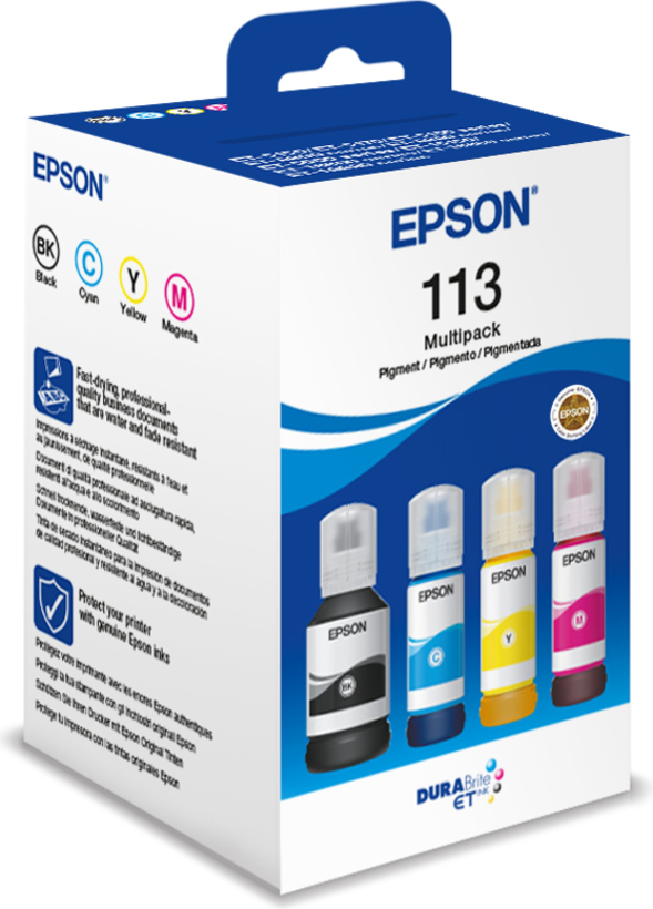 Epson 113 EcoTank Multipack Ink BCMY