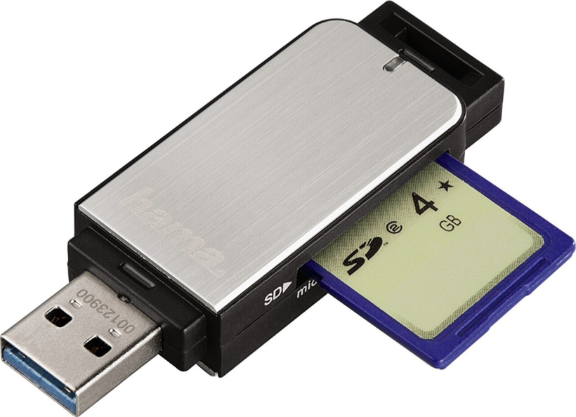 Hama USB 3.0 SD/microSD Card Reader
