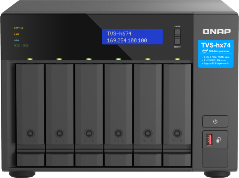 QNAP TVS-h674 32 GB 6-Bay NAS