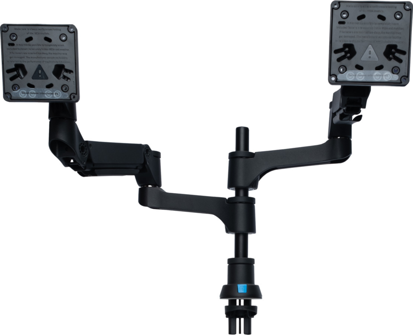 R-Go Caparo Gas Spring Twin Monitor Arm