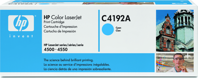 HP Color LaserJet C4192A Toner, Cyan