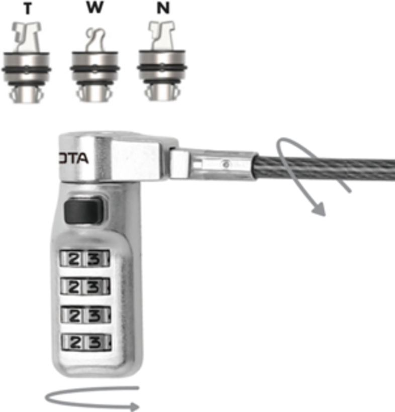 Câble antivol DICOTA Universal Security