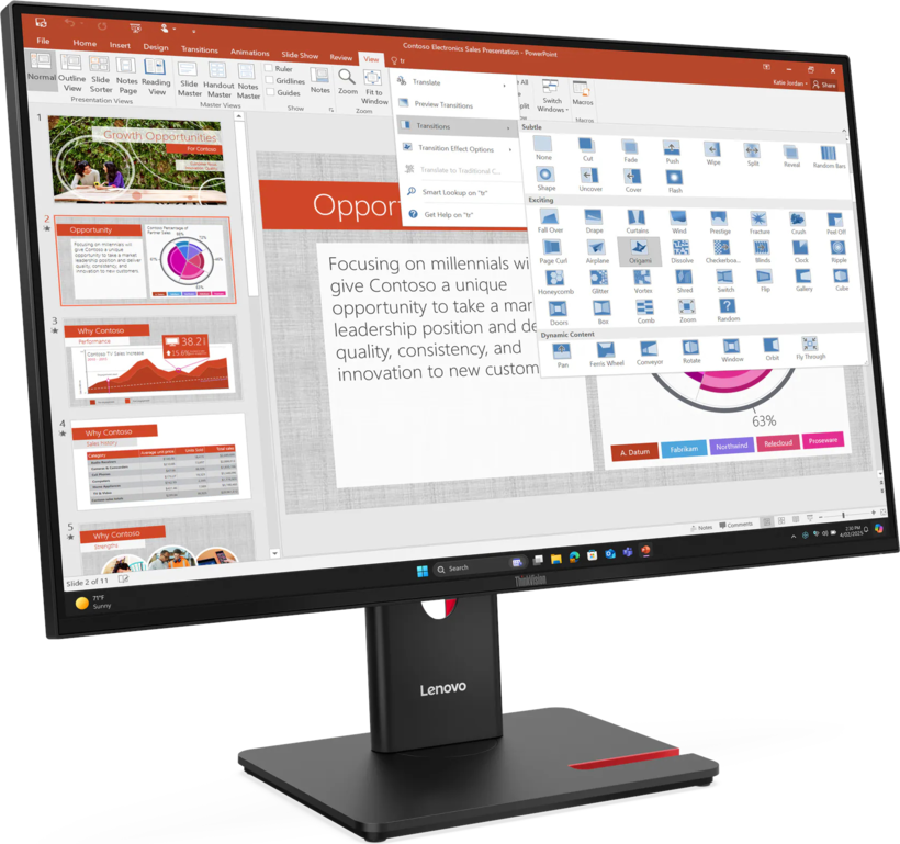 Lenovo ThinkVision T27-40 Monitor