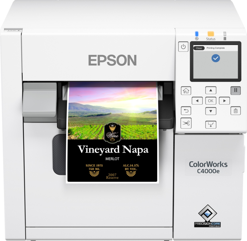 Epson ColorWorks C4000 Drucker mit m.sw