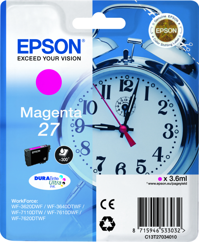 Epson 27 Tinte magenta