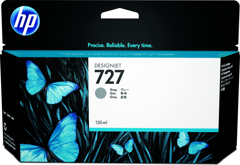HP 727 Tinte 130 ml grau