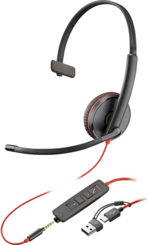 Poly Blackwire C3215 USB-C/A Headset