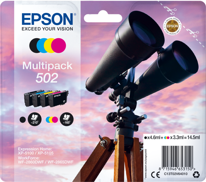 Epson 502 Ink Multipack