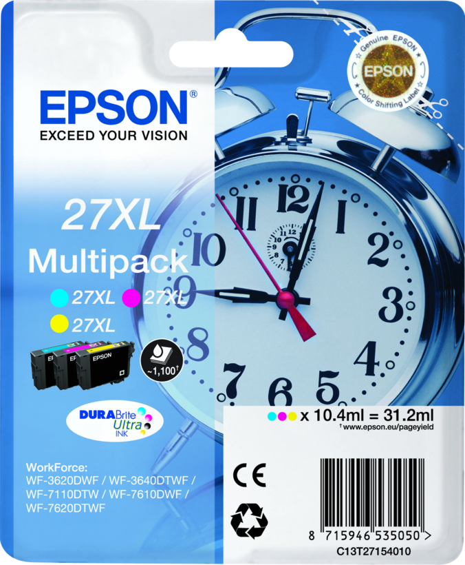 Encre Epson 27XL multipack