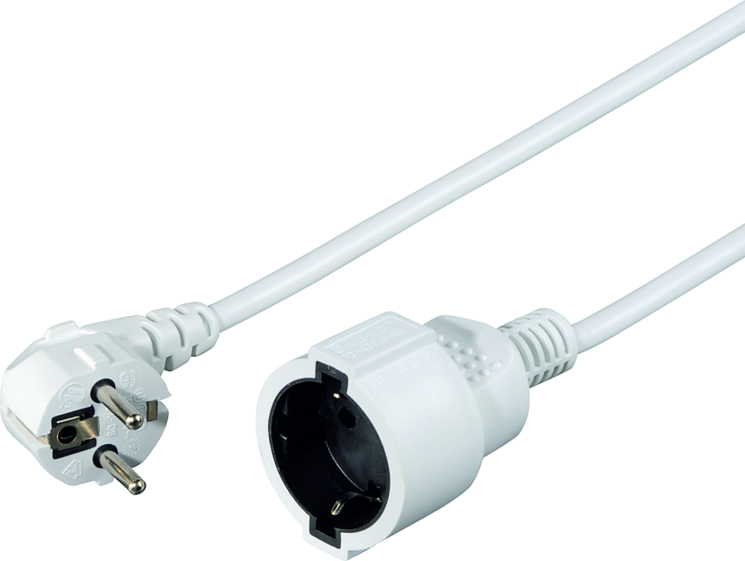 Power Cable Local/m - Local/f 10m White
