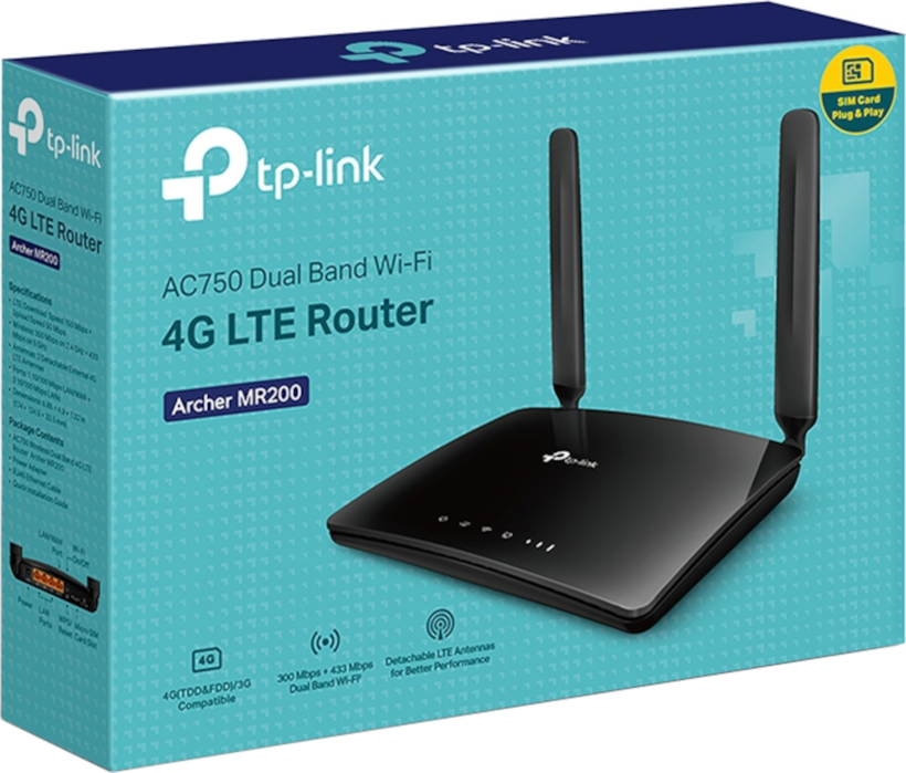 TP-LINK Archer MR200 4G/LTE-WLAN-Router
