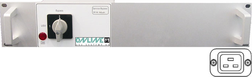 ONLINE Manual Bypass 3kVA Rack