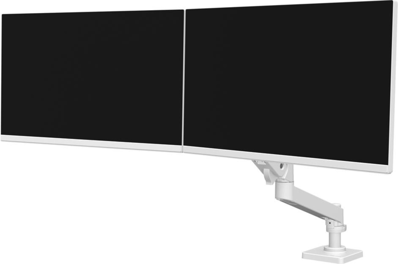 Ergotron LX Pro Direct Dual Desk Arm Wht