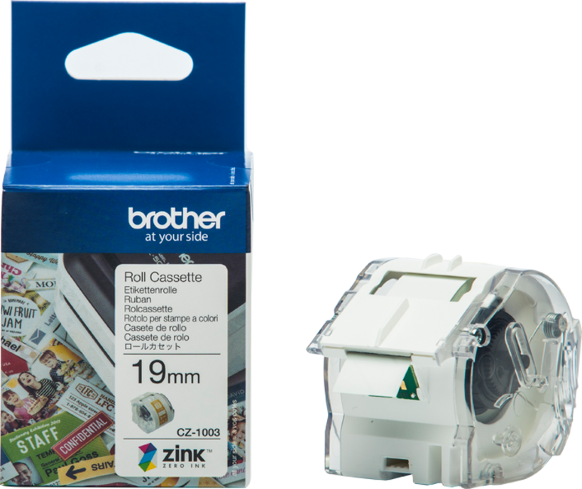 Brother 19mmx5m Continuous Label Roll