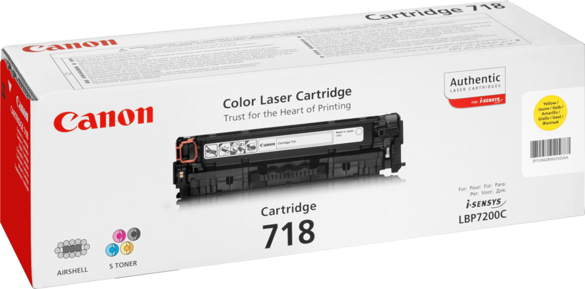Toner Canon 718, żółty