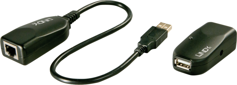 USB 2.0 Extender über Cat5 bis 50m
