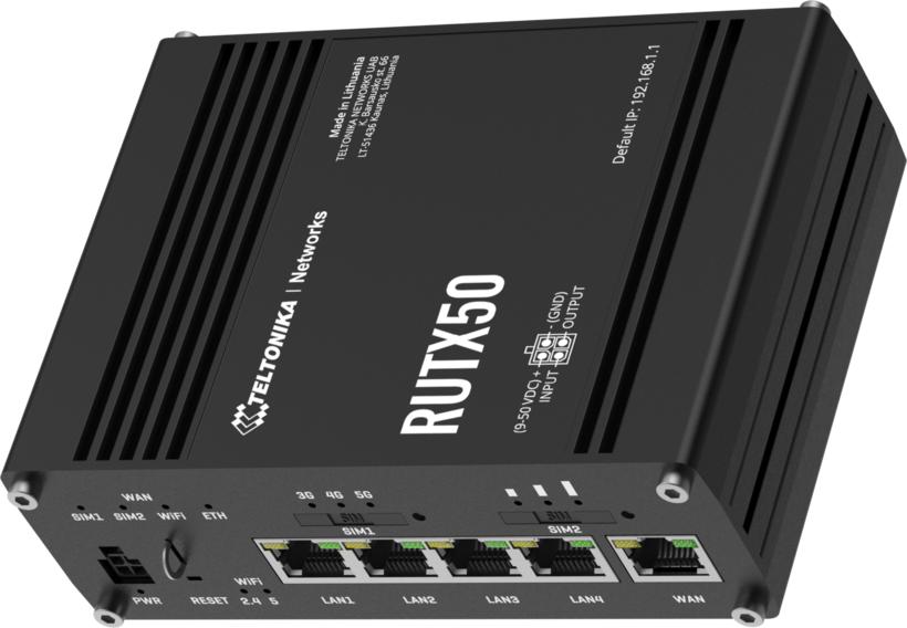 Teltonika RUTX50 Industrial 5G Router
