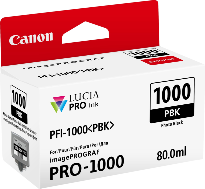Canon PFI-1000PBK Tinte fotoschwarz