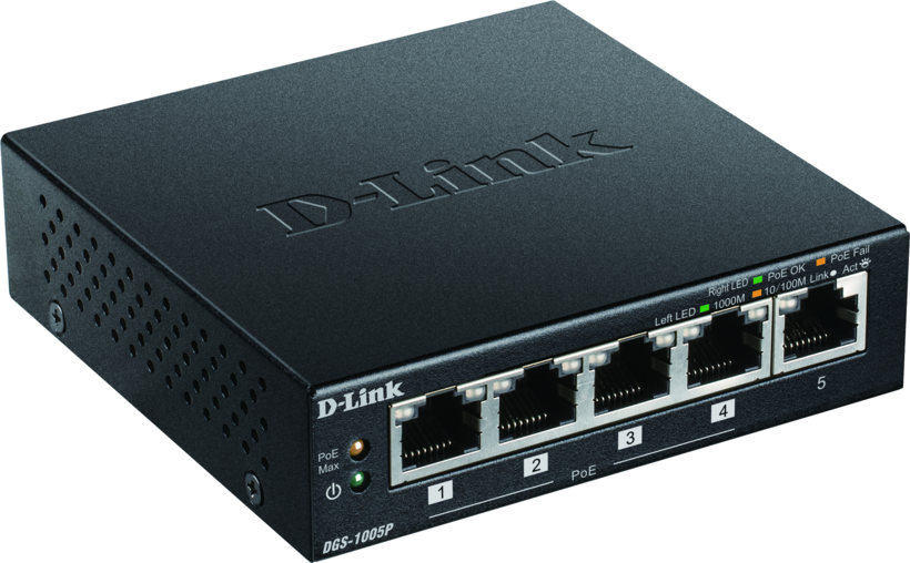 D-Link DGS-1005P PoE Switch
