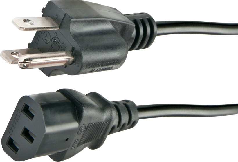 Netzkabel StromSt - C13 2 m schwarz