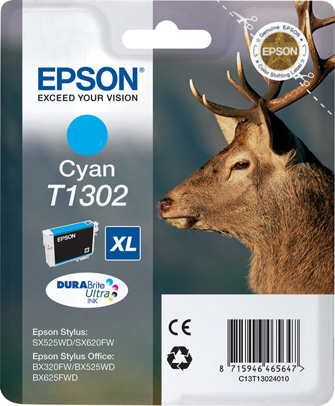Epson T1302 XL Ink Cyan