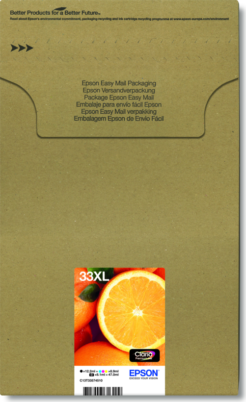 Epson 33XL Claria Ink Multipack