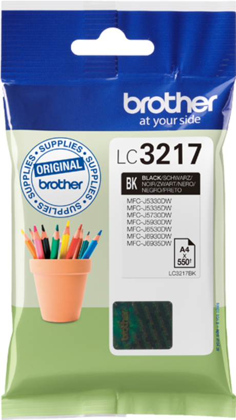 Brother LC-3217BK Ink, black